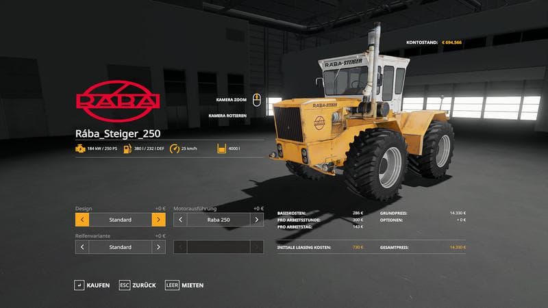 Raba Steiger 250