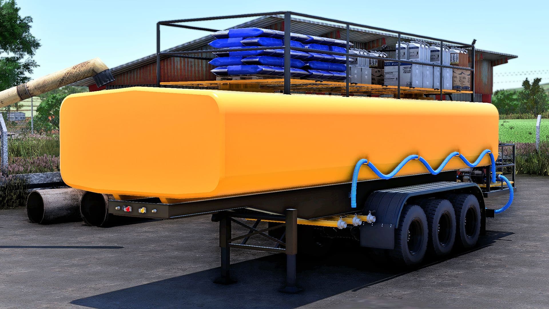 Randon 3-axle tank trailer
