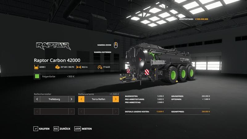 Raptor Carbon 42000