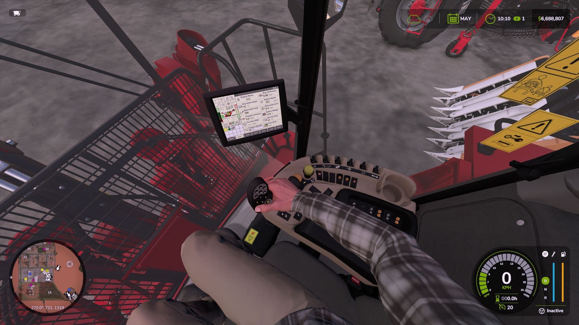 Realistic camera in the cabin