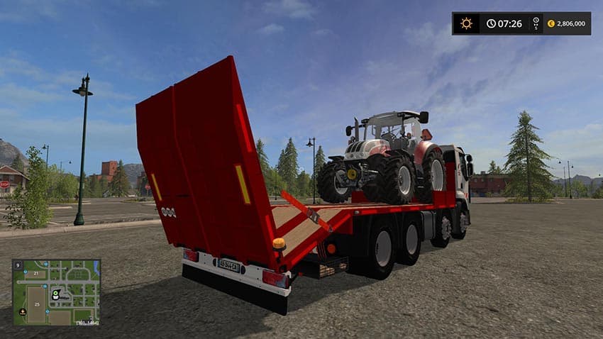 Renault Tieflader Rampen