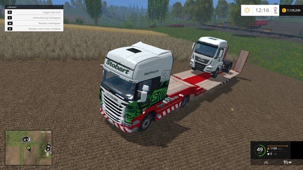 SCANIA R560 + GOLDHOFER STOBART TRANSPORT