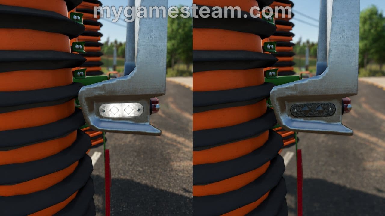 Side reflective marker for Amazone tool (Prefab)