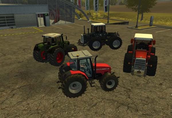 Straight Pipe Tractors Pack