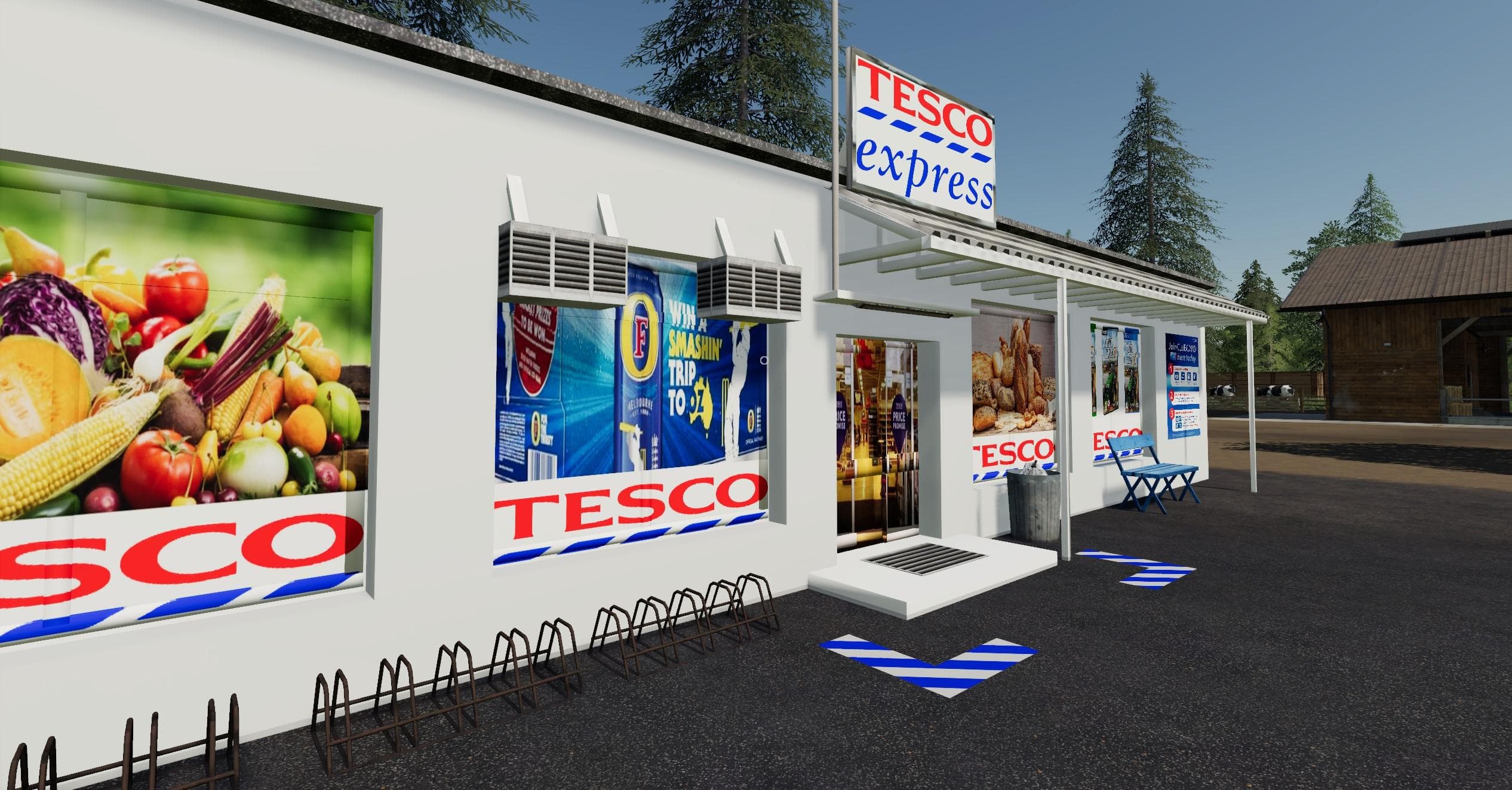 Tesco Express Milk & Eggs Selling Point