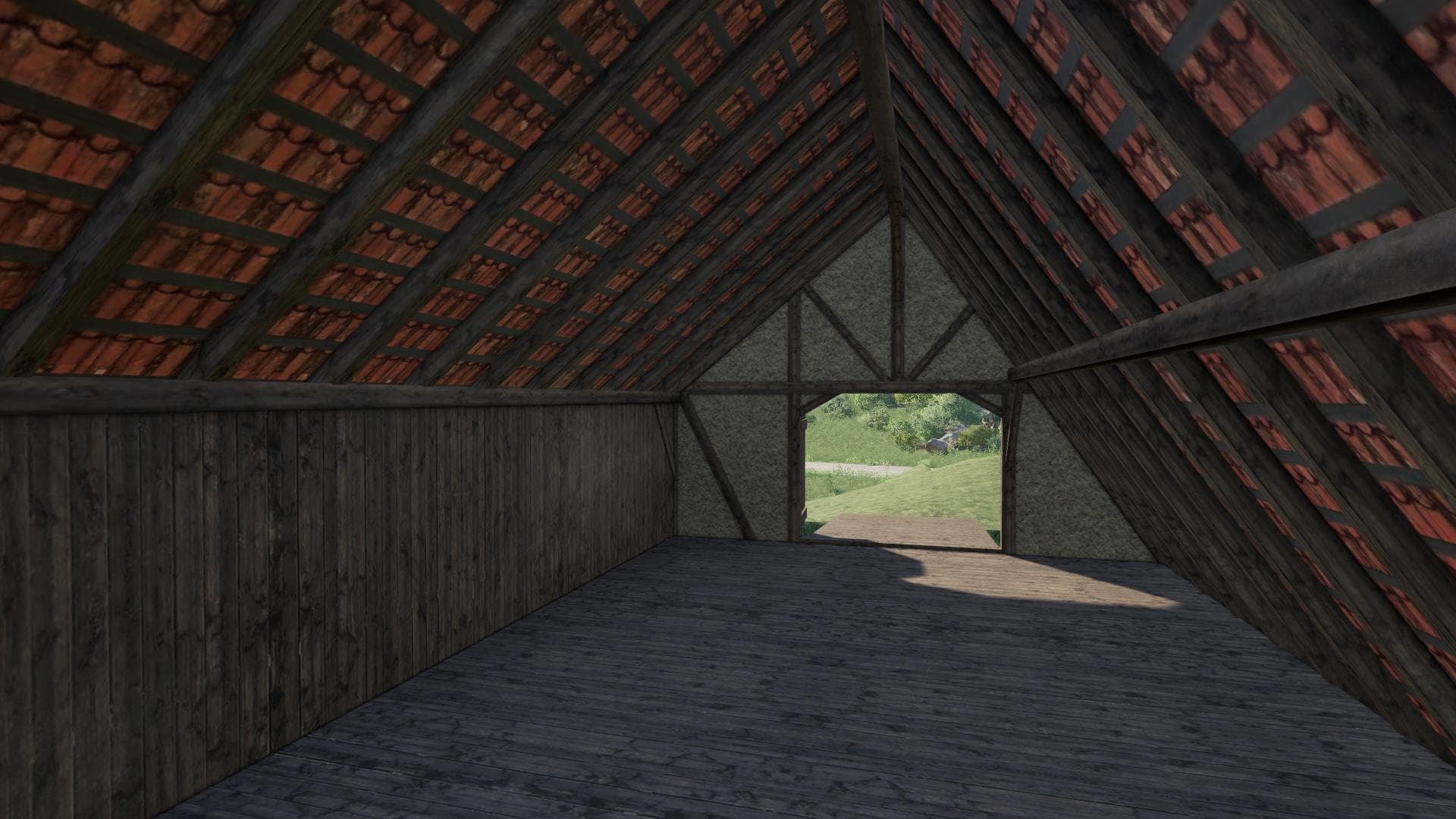 Timberframe Barn With Attic