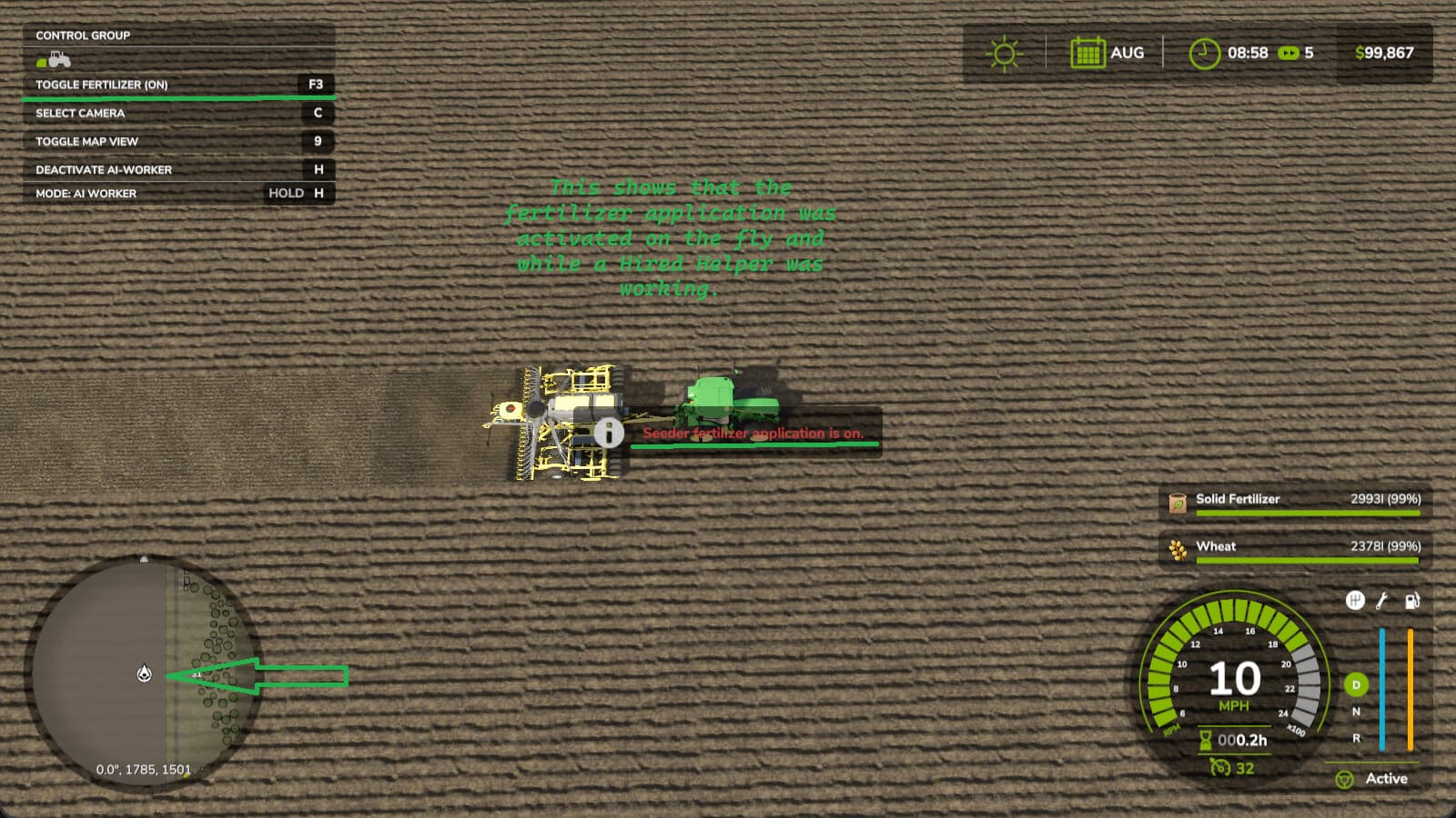Toggle Fertilizer On/Off