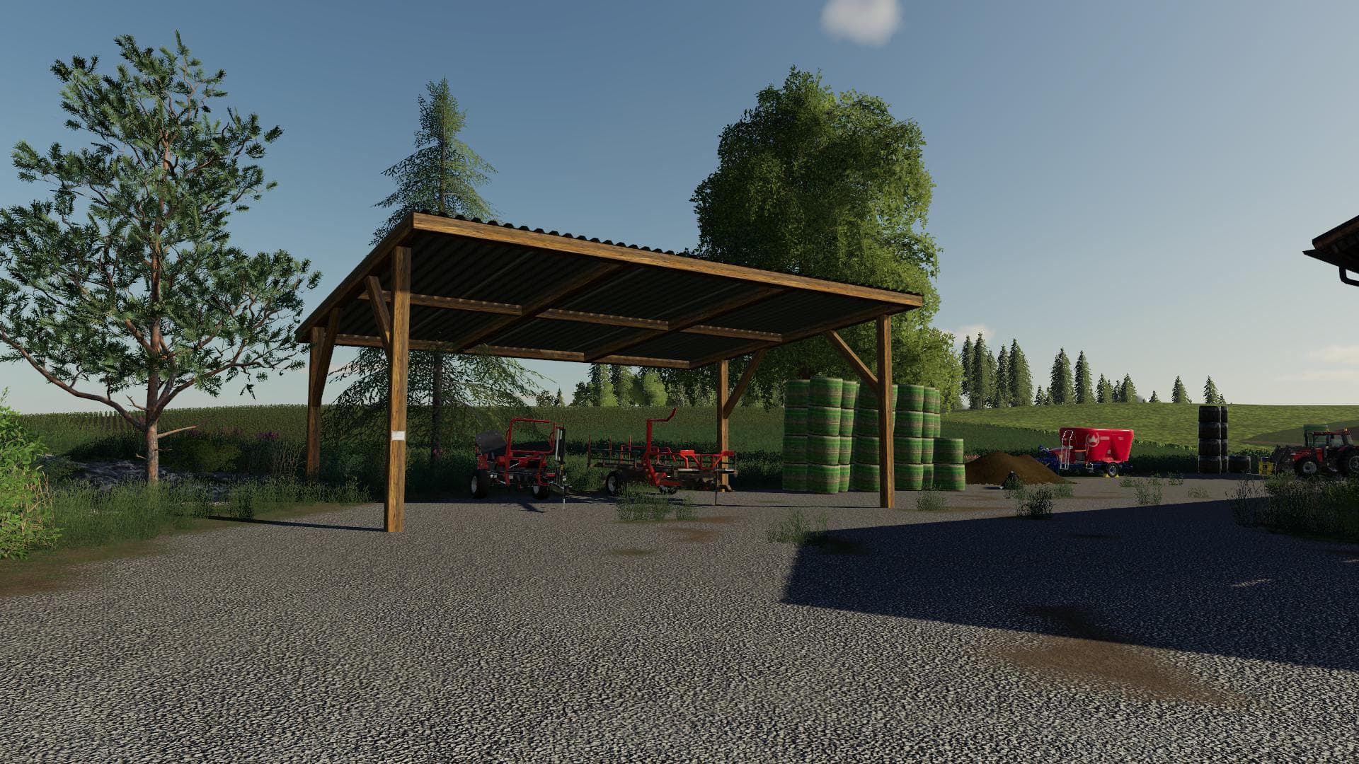 Two barns