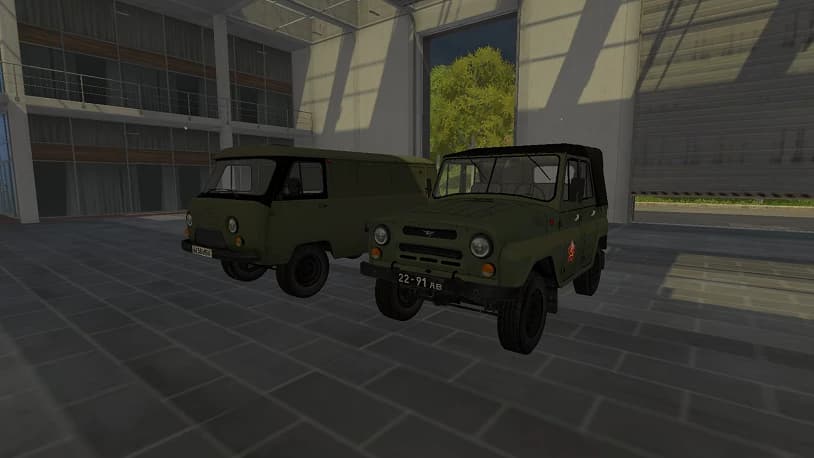 UAZ 469 AND UAZ 3741 USSR ARMY