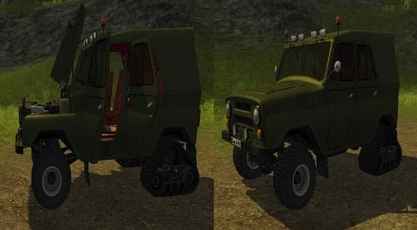 UAZ 469half-track