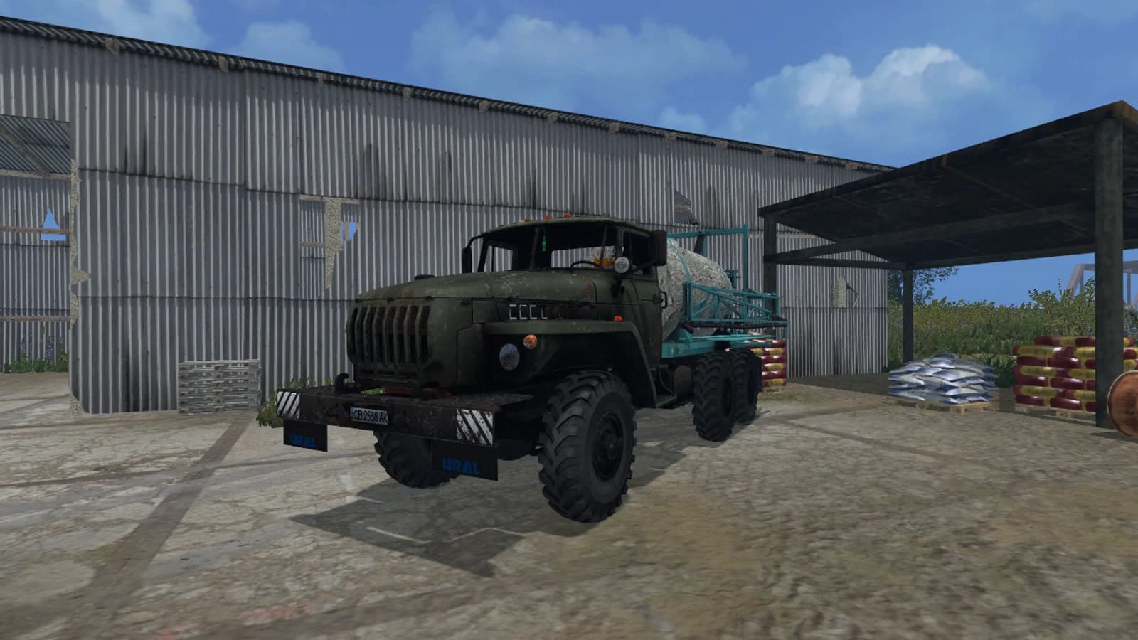 URAL 5557 OPRYSKIWACZ