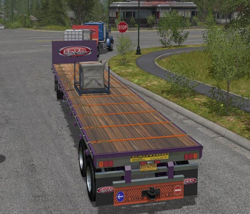 US Trailer With Tension Belts