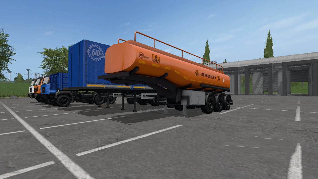 Ural-M and Semitrailer