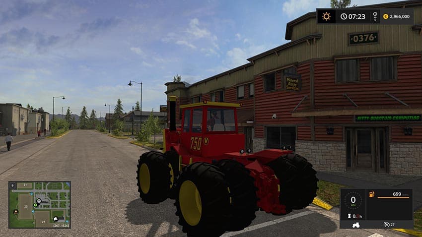 Versatile 6cyl Articulated 4WD TRACTOR