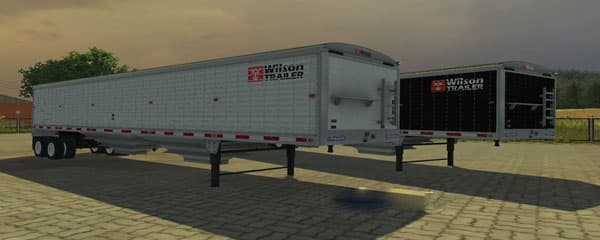 Wilson 2 axle Grain Trailer