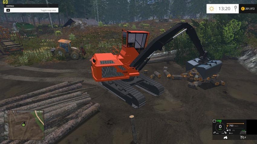 Wood Shovel Loader