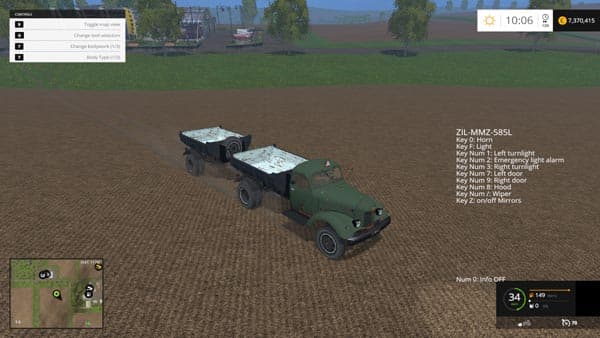 Zil 585L and trailer