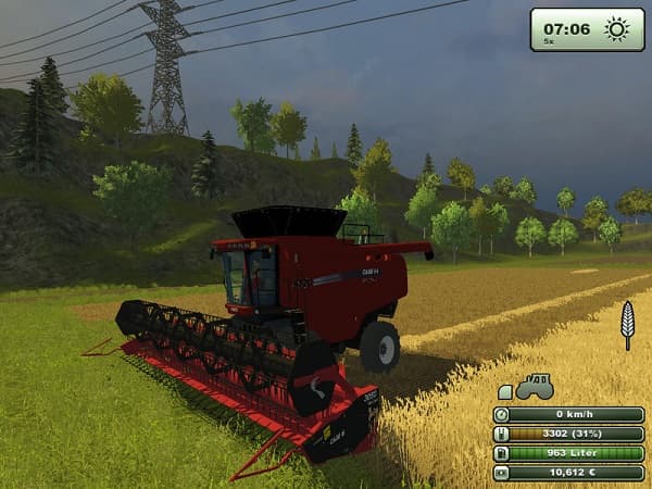 Case 9120HZ Axial Flow mit Case Varicut3050
