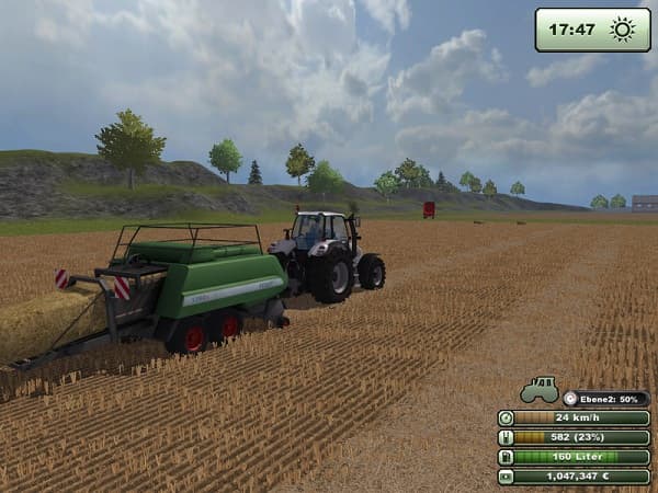 Fendt 1290 S baler LS 09