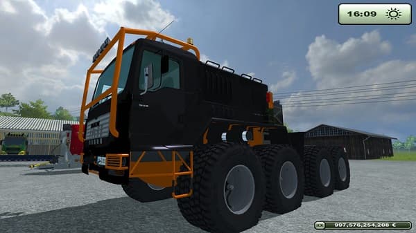 MAN TGA Truck Black