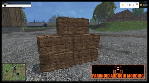 Stacked Wooden Boxes