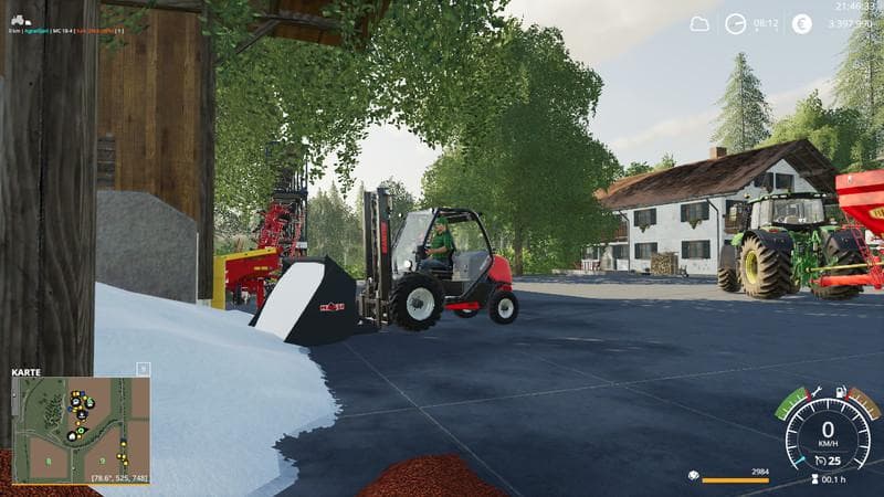 Forklift / stacker bucket set