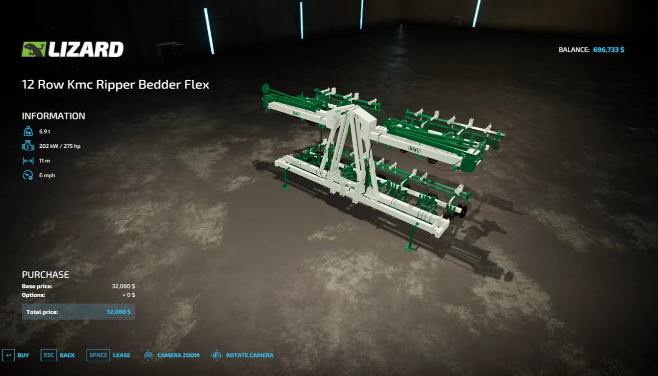 12 ROW KMC RIPPER BEDDER FLEX