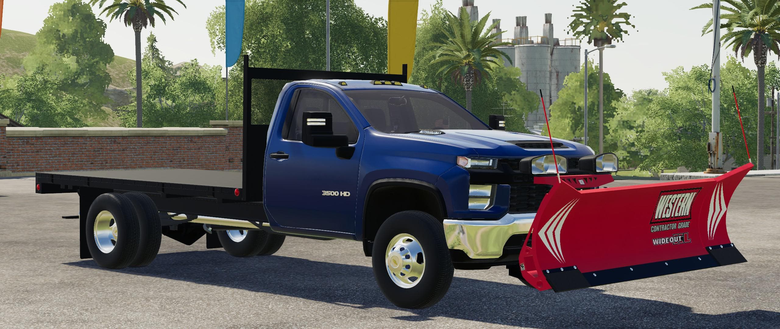 2020 CHEVY 3500HD SINGLE CAB FLATBED TRUCK