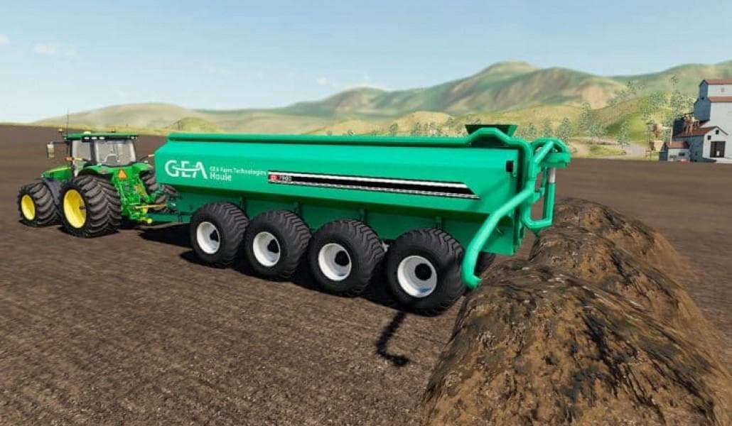 3 GEA HOULE MANURE SPREADERS