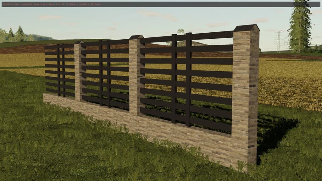 A PACK OF MODERN METAL FENCES