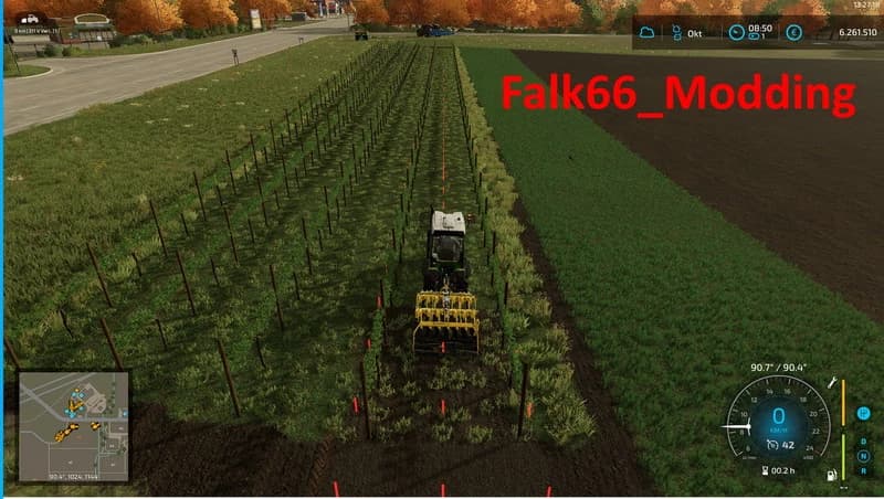 AGRISEM DISC O VIGNE SUBSOILER WORKING WIDTH SET AT 3.6M