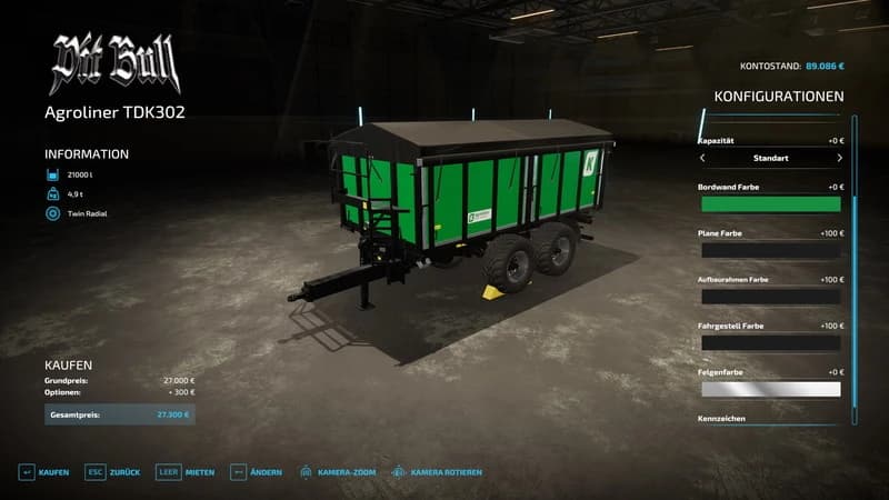 AGROLINER HDK 302 AND TDK 302