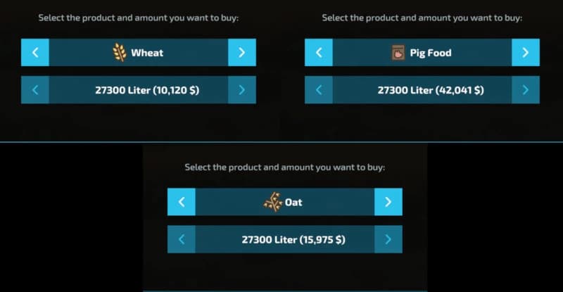 ANIMAL FEED PURCHASING SILO
