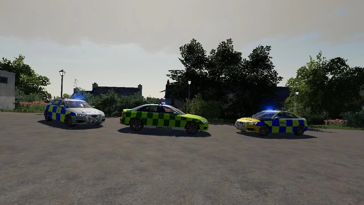 AUDI S4 UK EMERGENCY VEHCILES PACK