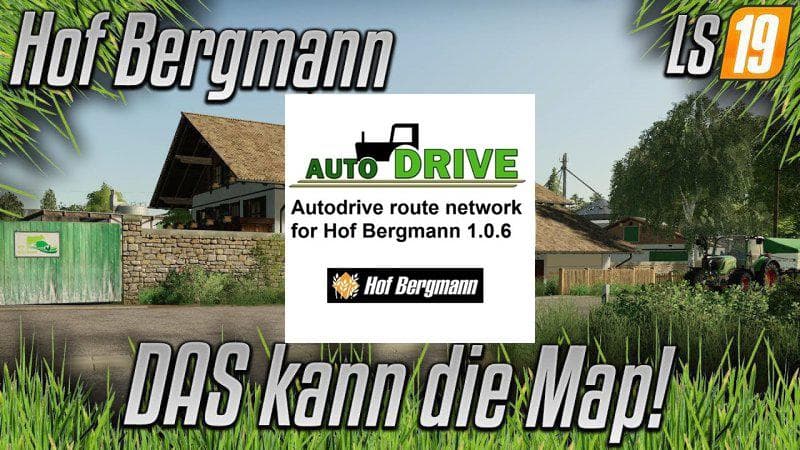 AUTODRIVE ROUTE NETWORK HOF BERGMANN