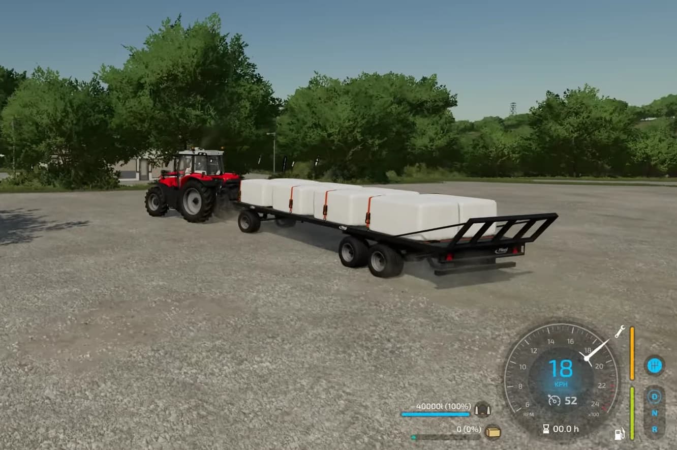 AUTOLOADING SQUARE BALE TRAILER