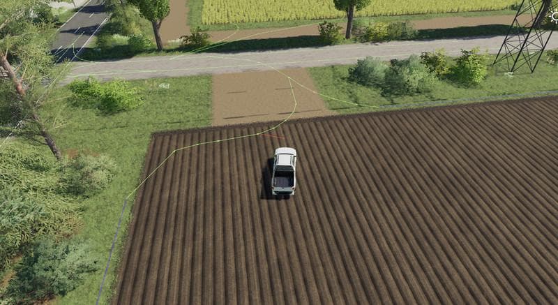 AUTODRIVE ROUTE NETWORK NORTH FRISIAN MARCH WITH TRENCHES