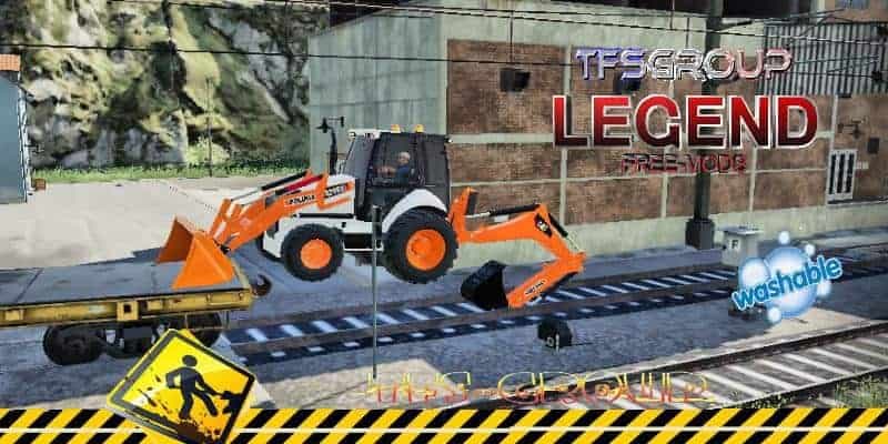 BACKHOE LOADER 420F2 POLIMIX