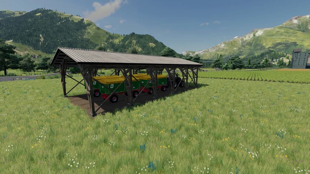 BALE AND VEHICLE SHELTER