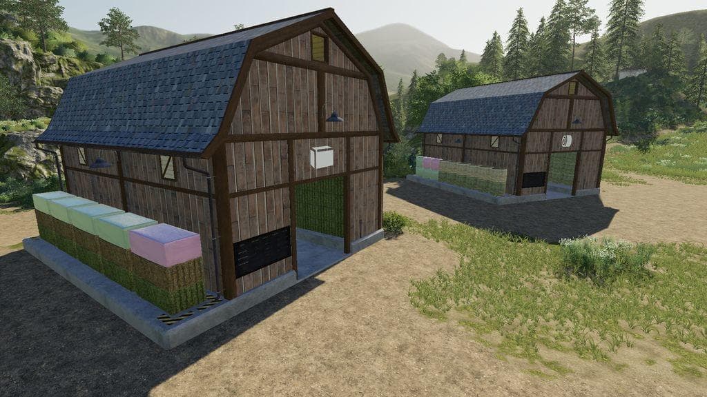 BALE STORAGE BARNS