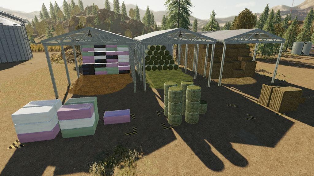 BALE STORAGE SHEDS