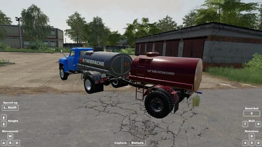 BARREL SEMI-TRAILER