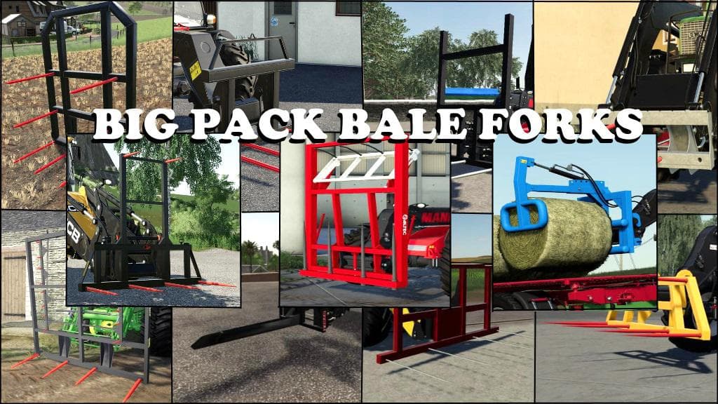 BIG PACK BALE FORKS