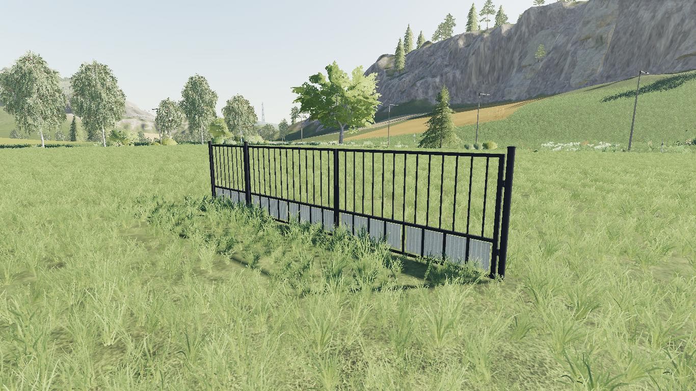 BLACK PLACEABLE GATE