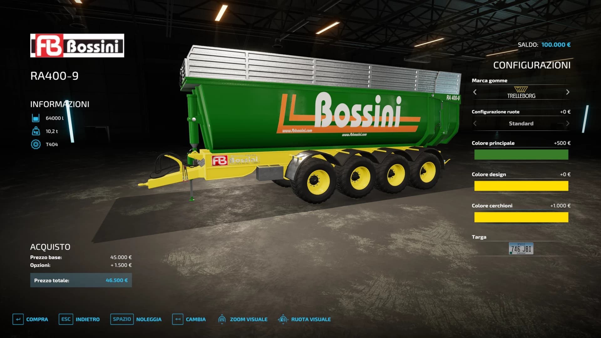 BOSSINI RA400