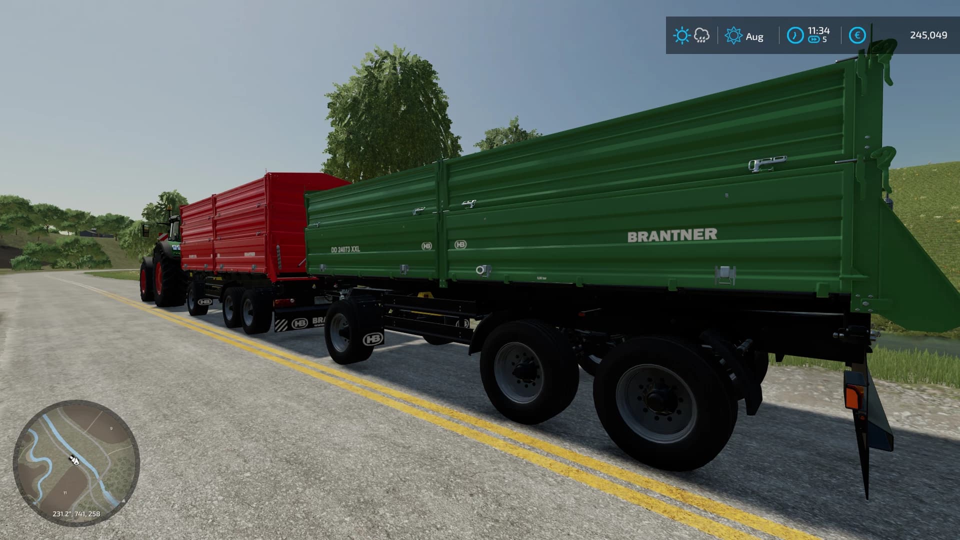 BRANTNER DD 24073 85.000 TONS AND 45.000 TONS