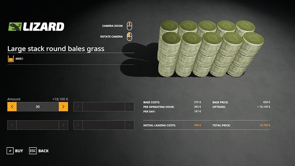 BUYABLE LARGE STACK OF BALES