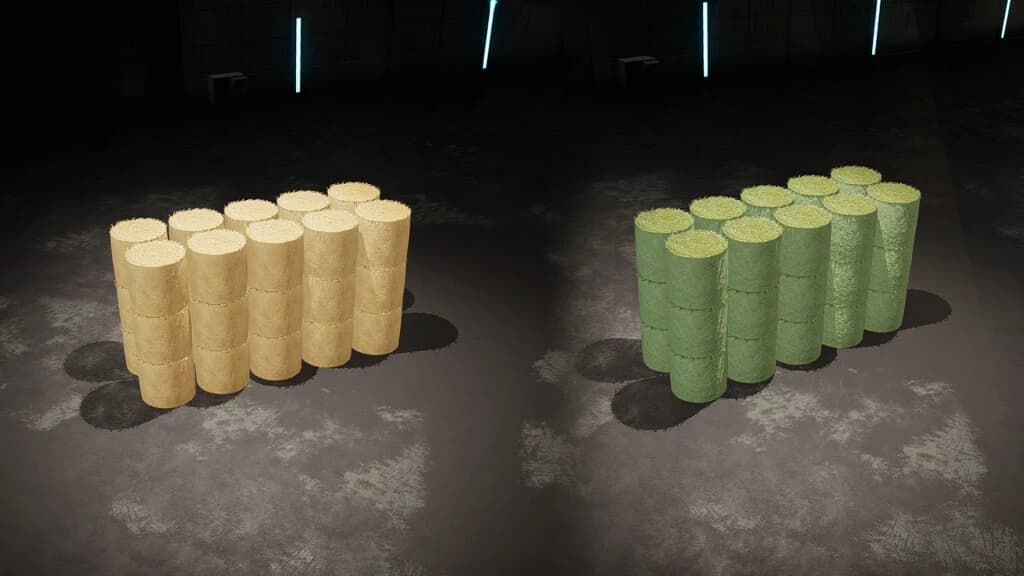 BUYABLE LARGE STACK OF BALES
