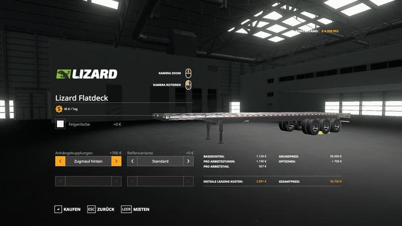 Ball semi-trailer