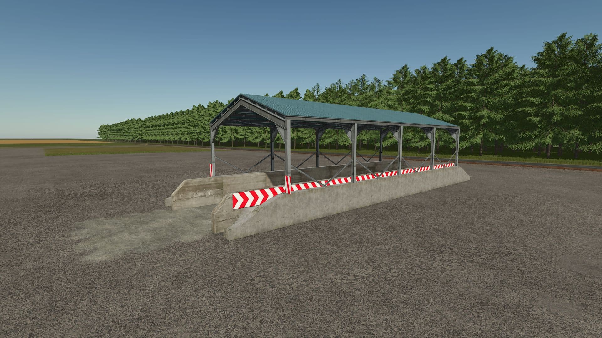 Bunker Silo With Shelter